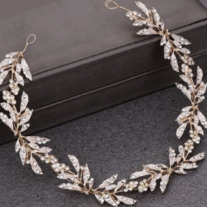 Hair Vine Gold with Diamante