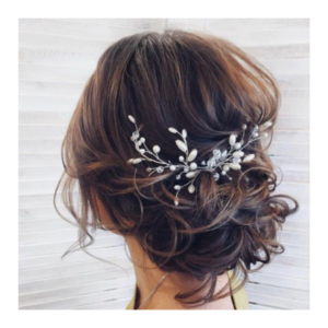 Pearl Hair Comb Bendable
