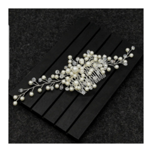 Pearl & Diamond Bendable on Comb